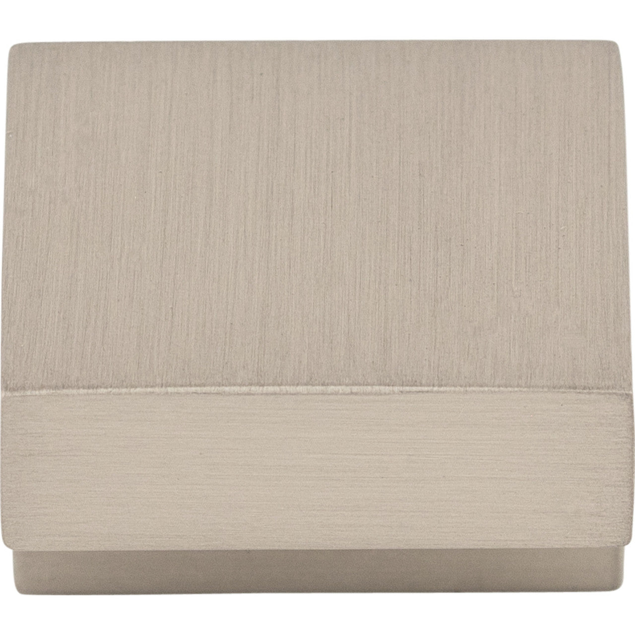 Top Knobs M1164: 1" cc Asbury Square Cabinet Knob - Brushed Satin Nickel
