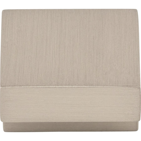 Top Knobs M1164: 1" cc Asbury Square Cabinet Knob - Brushed Satin Nickel