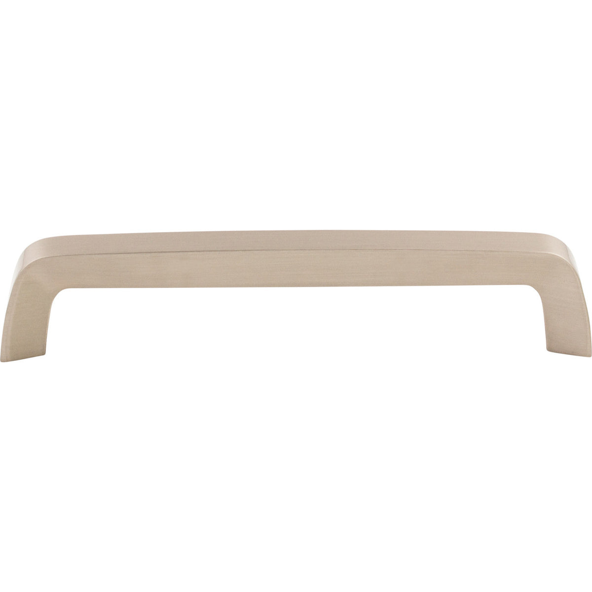 Top Knobs M1170: 6-5/16" cc Nouveau III Tapered Bar Cabinet Pull - Brushed Satin Nickel