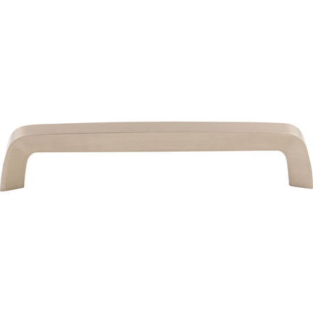 Top Knobs M1170: 6-5/16" cc Nouveau III Tapered Bar Cabinet Pull - Brushed Satin Nickel