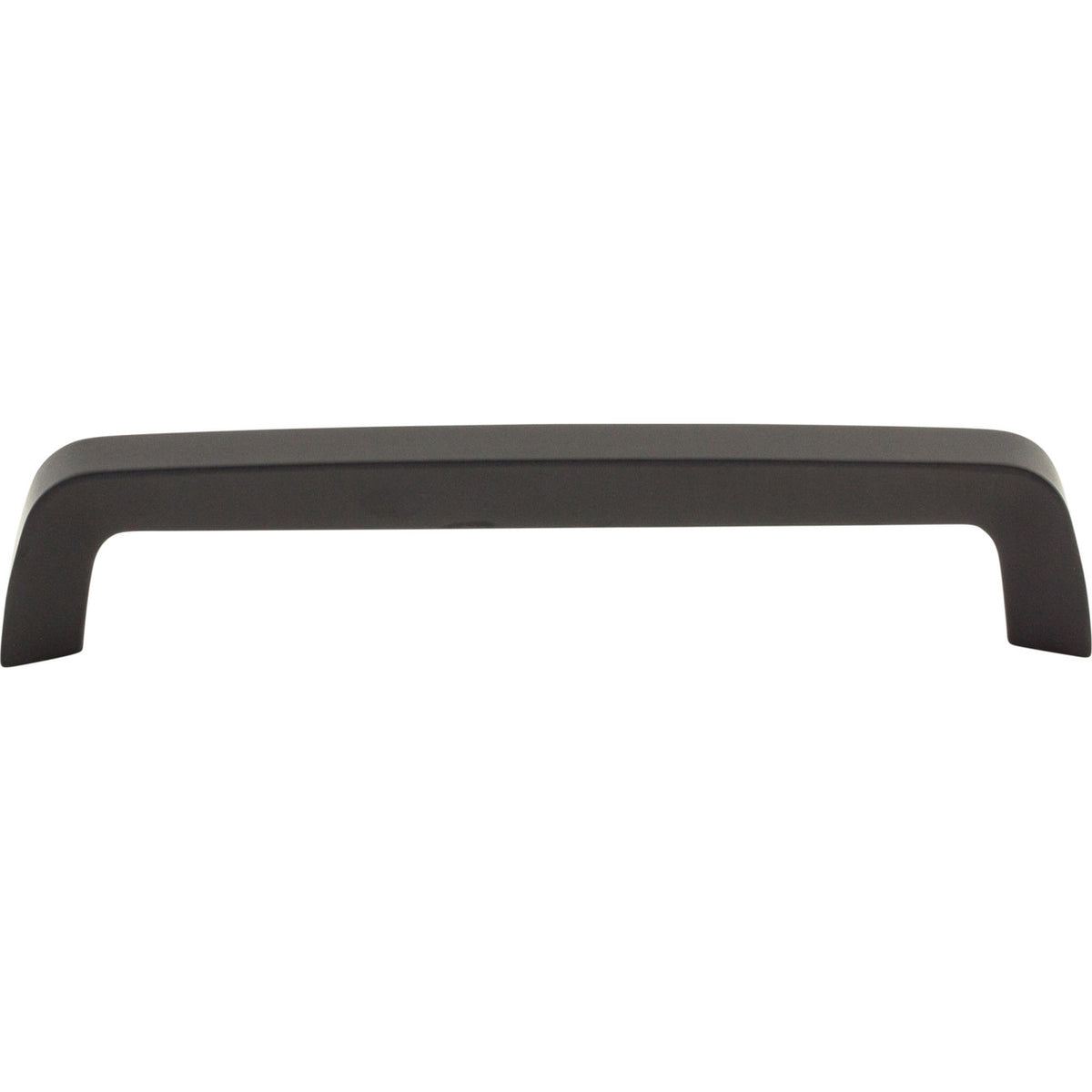Top Knobs M1171: 6-5/16" cc Nouveau III Tapered Bar Cabinet Pull - Flat Black
