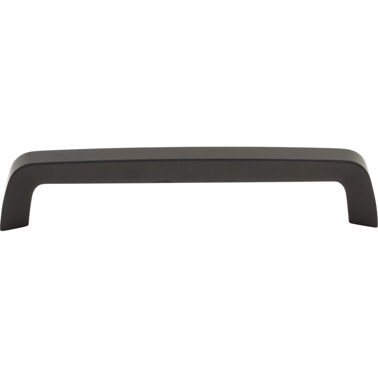 Top Knobs M1171: 6-5/16" cc Nouveau III Tapered Bar Cabinet Pull - Flat Black