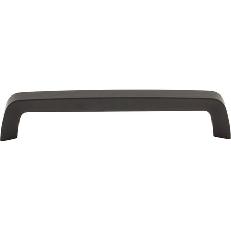 Top Knobs M1171: 6-5/16" cc Nouveau III Tapered Bar Cabinet Pull - Flat Black