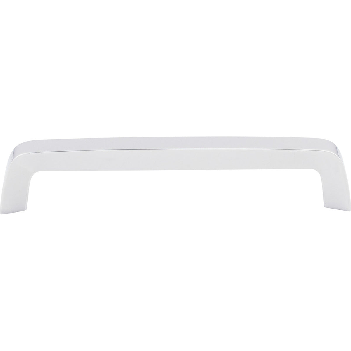 Top Knobs M1172: 6-5/16" cc Nouveau III Tapered Bar Cabinet Pull - Polished Chrome