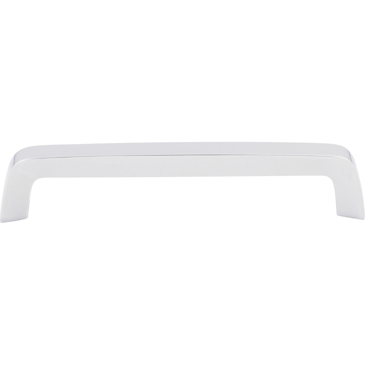 Top Knobs M1172: 6-5/16" cc Nouveau III Tapered Bar Cabinet Pull - Polished Chrome