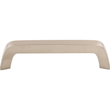 Top Knobs M1173: 5-1/16" cc Nouveau III Tapered Bar Cabinet Pull - Brushed Satin Nickel