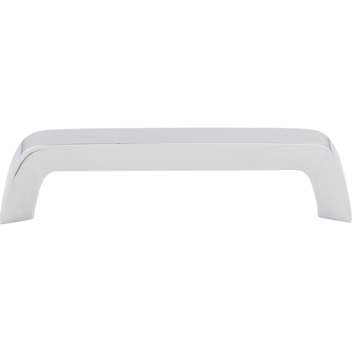 Top Knobs M1175: 5-1/16" cc Nouveau III Tapered Bar Cabinet Pull - Polished Chrome