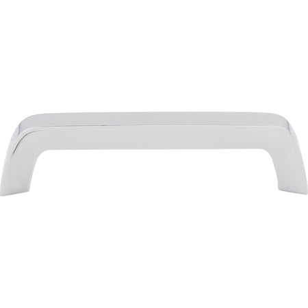Top Knobs M1175: 5-1/16" cc Nouveau III Tapered Bar Cabinet Pull - Polished Chrome