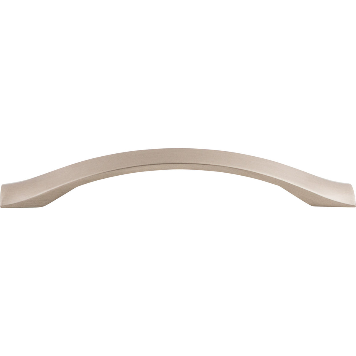 Top Knobs M1176: 5-1/16" cc Crest Arch Cabinet Pull - Brushed Satin Nickel