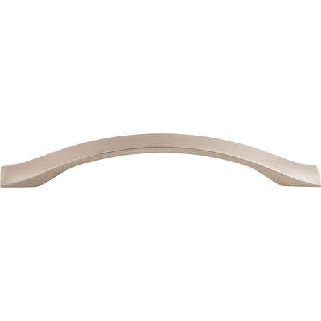 Top Knobs M1176: 5-1/16" cc Crest Arch Cabinet Pull - Brushed Satin Nickel