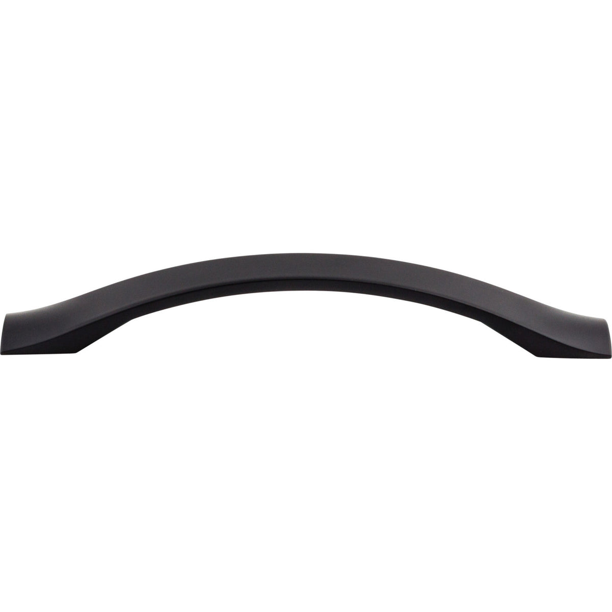 Top Knobs M1177: 5-1/16" cc Crest Arch Cabinet Pull - Flat Black