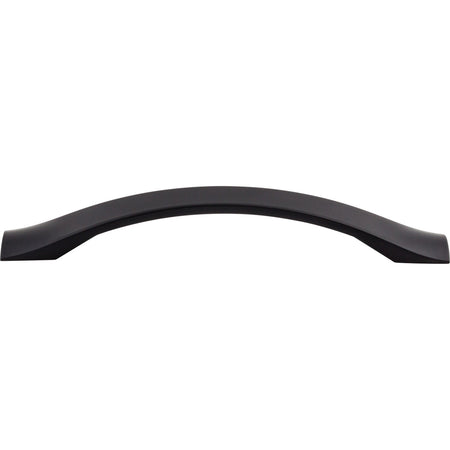 Top Knobs M1177: 5-1/16" cc Crest Arch Cabinet Pull - Flat Black