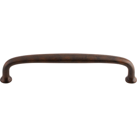 Top Knobs M1186: 6" cc Charlotte D-Handle Cabinet Pull - Patina Rouge