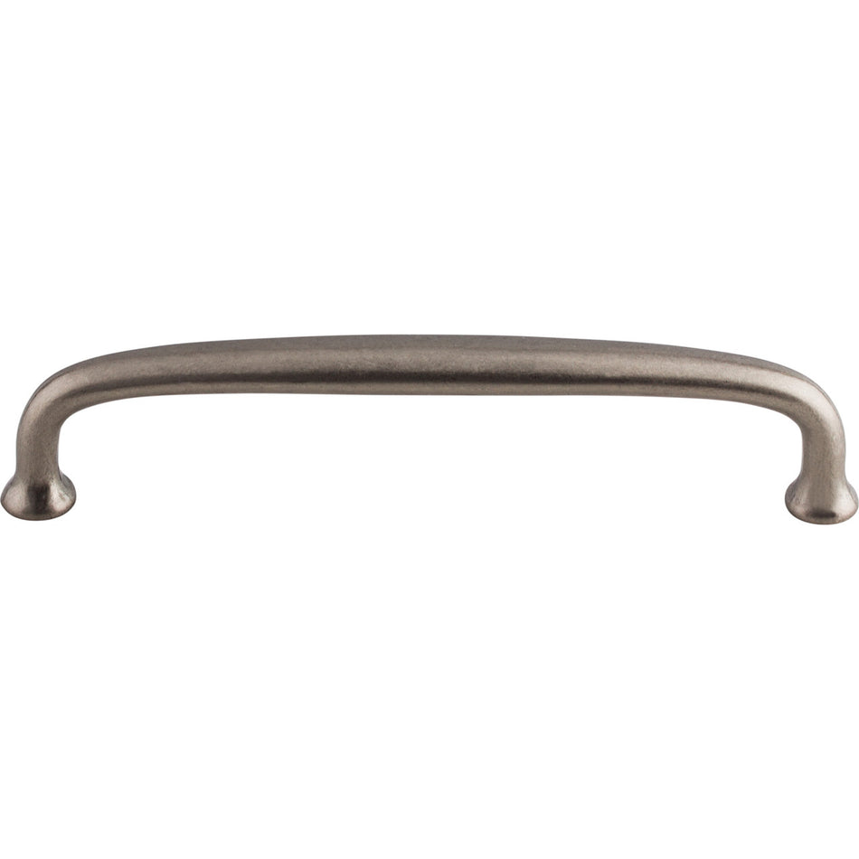 Top Knobs M1187: 6" cc Charlotte D-Handle Cabinet Pull - Pewter Antique