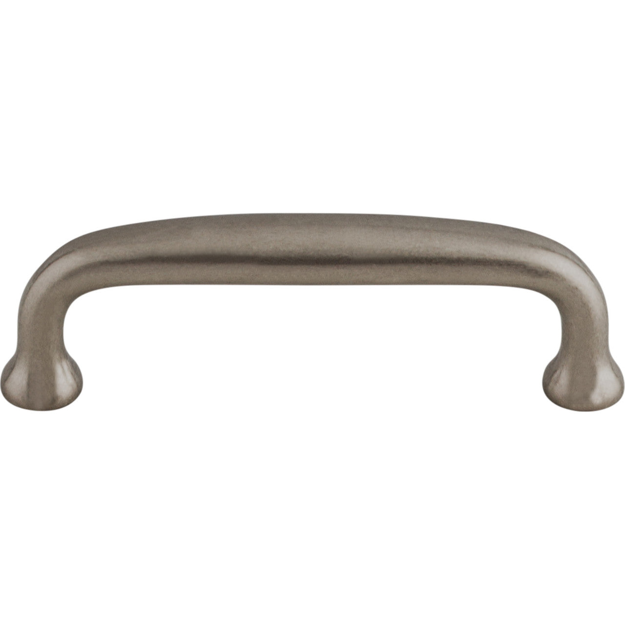 Top Knobs M1193: 3" cc Charlotte D-Handle Cabinet Pull - Pewter Antique
