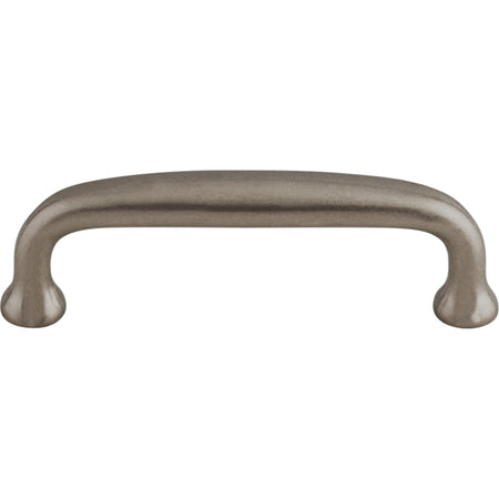 Top Knobs M1193: 3" cc Charlotte D-Handle Cabinet Pull - Pewter Antique