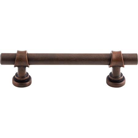 Top Knobs M1198: 3-3/4" cc Dakota Bit Cabinet Pull - Patina Rouge