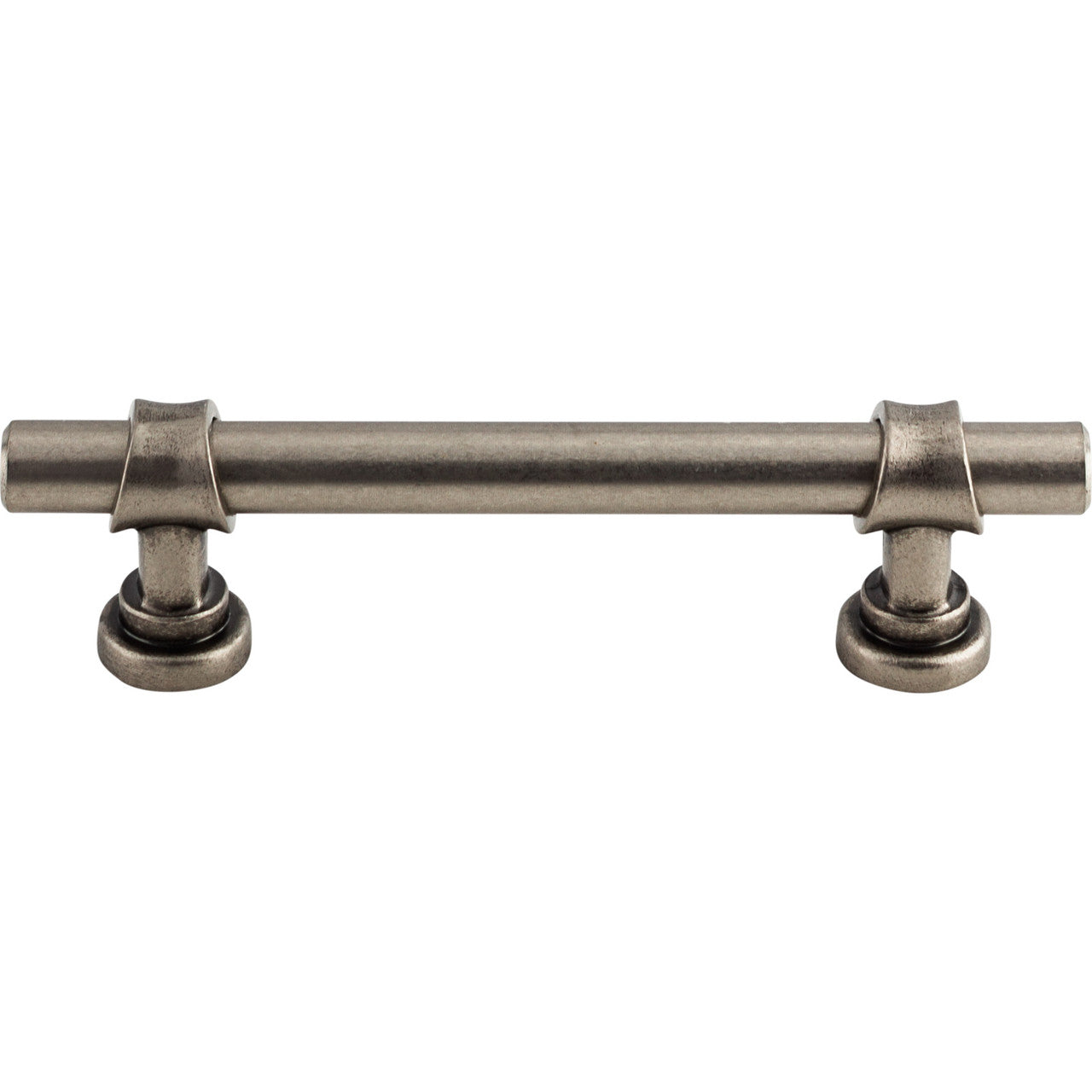 Top Knobs M1199: 3-3/4" cc Dakota Bit Cabinet Pull - Pewter Antique