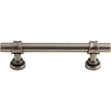Top Knobs M1199: 3-3/4" cc Dakota Bit Cabinet Pull - Pewter Antique