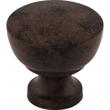 Top Knobs M1201: 1-1/4" Bergen Round Cabinet Knob - Patina Rouge