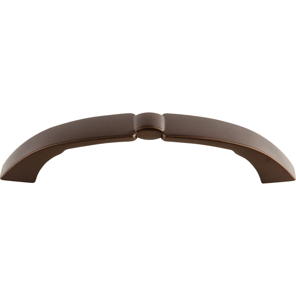 Top Knobs M1206: 3-3/4" cc Lida D-Handle Cabinet Pull - Oil Rubbed Bronze