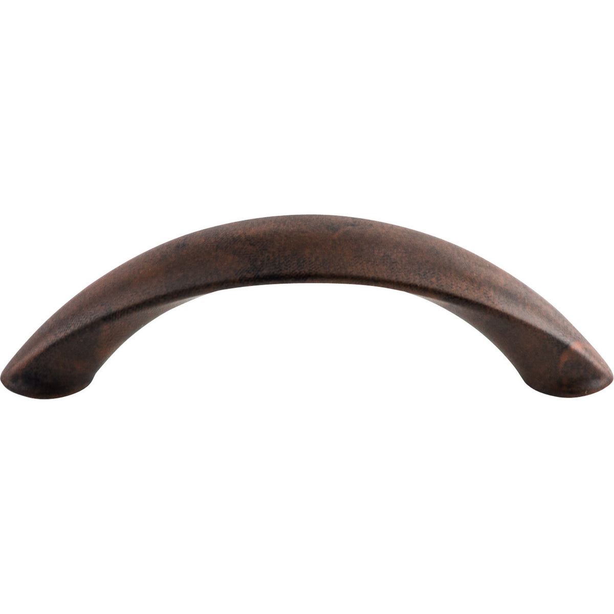 Top Knobs M1216: 3" cc Dakota Arc Cabinet Pull - Patina Rouge