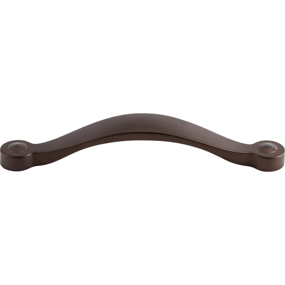 Top Knobs M1218: 5-1/16" cc Saddle Arch Cabinet Pull - Oil Rubbed Bronze