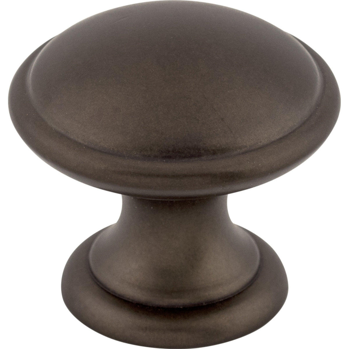 Top Knobs M1224: 1-1/4" Dakota Round Cabinet Knob - Oil Rubbed Bronze