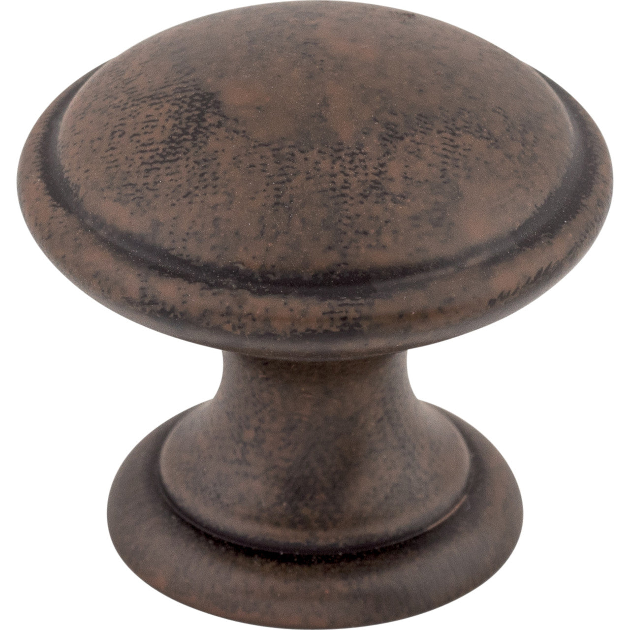Top Knobs M1225: 1-1/4" Dakota Round Cabinet Knob - Patina Rouge