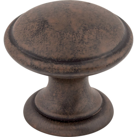 Top Knobs M1225: 1-1/4" Dakota Round Cabinet Knob - Patina Rouge