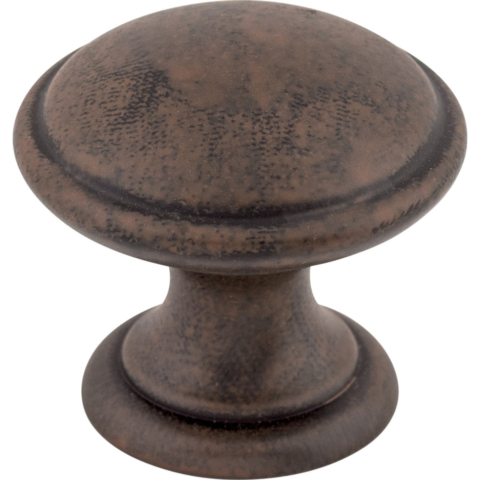 Top Knobs M1225: 1-1/4" Dakota Round Cabinet Knob - Patina Rouge