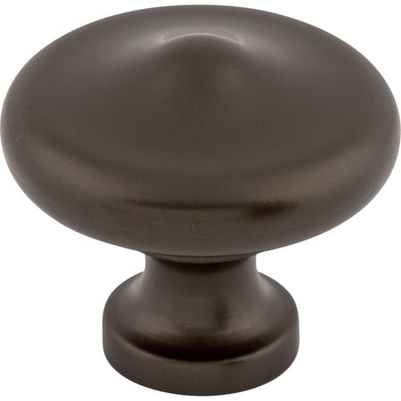 Top Knobs M1227: 1-5/16" Dakota Round Peak Cabinet Knob - Oil Rubbed Bronze