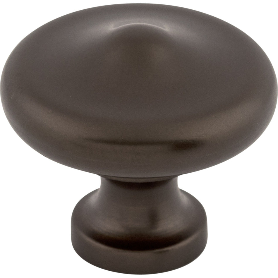 Top Knobs M1227: 1-5/16" Dakota Round Peak Cabinet Knob - Oil Rubbed Bronze