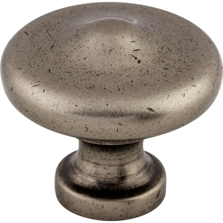 Top Knobs M1229: 1-5/16" Dakota Round Peak Cabinet Knob - Pewter Antique