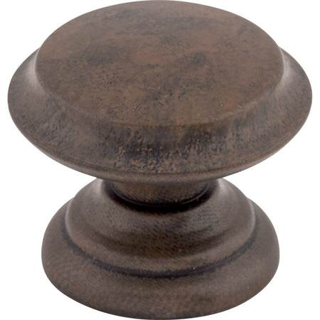 Top Knobs M1231: 1-3/8" Dakota Flat Top Round Cabinet Knob - Patina Rouge