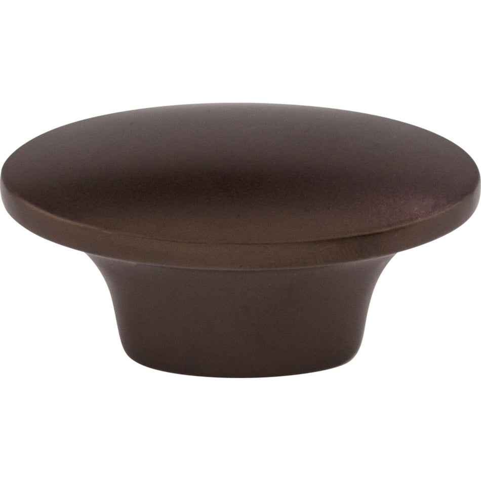Top Knobs M1233: 1-1/2" Dakota Oval Cabinet Knob - Oil Rubbed Bronze