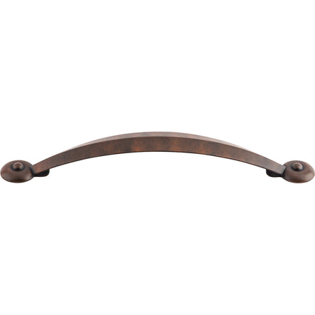 Top Knobs M1240: 5-1/16" cc Dakota Angle Cabinet Pull - Patina Rouge