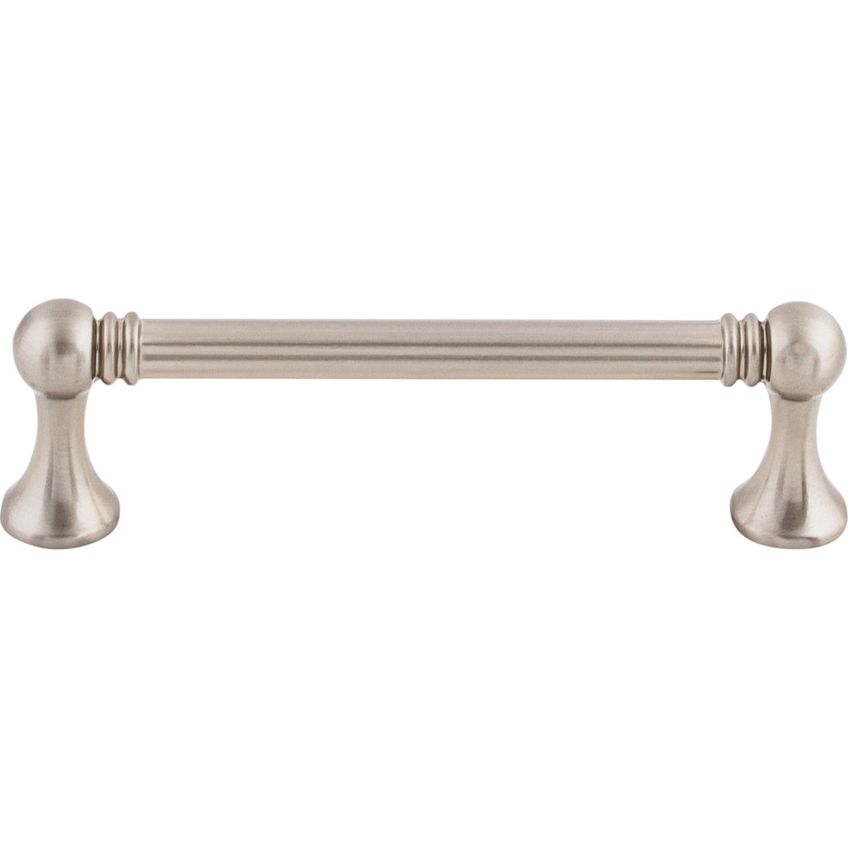 Top Knobs M1259: 3-3/4" cc Grace Bar Cabinet Pull - Brushed Satin Nickel