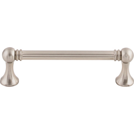 Top Knobs M1259: 3-3/4" cc Grace Bar Cabinet Pull - Brushed Satin Nickel