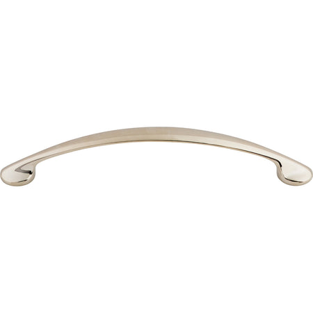 Top Knobs M1265: 5-1/16" cc Mandal Arch Cabinet Pull - Polished Nickel