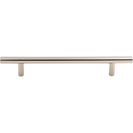 Top Knobs M1272: 6-5/16" cc Hopewell Round Bar Cabinet Pull - Polished Nickel