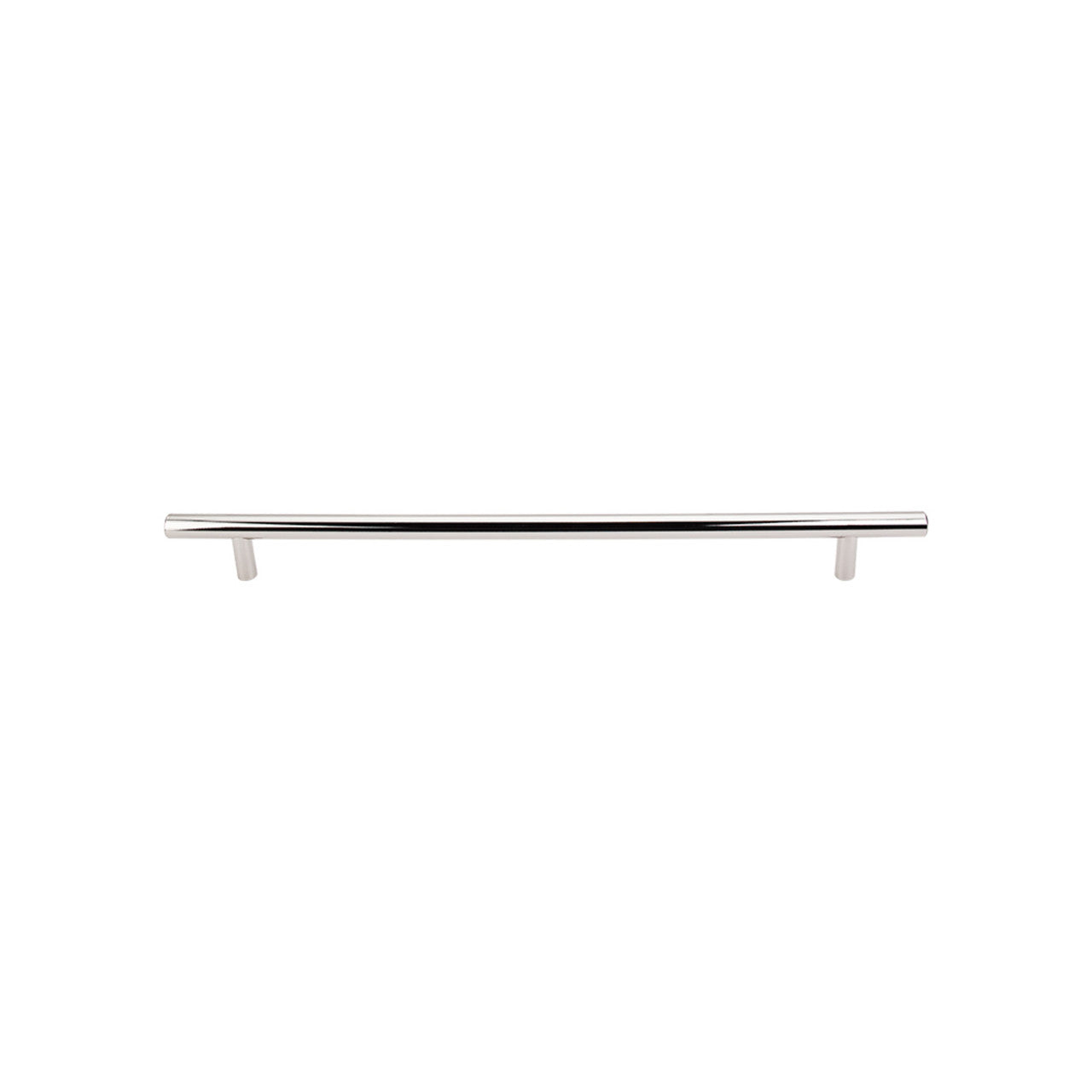 Top Knobs M1275: 15" cc Hopewell Round Bar Cabinet Pull - Polished Nickel