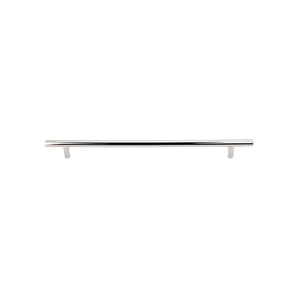 Top Knobs M1275: 15" cc Hopewell Round Bar Cabinet Pull - Polished Nickel