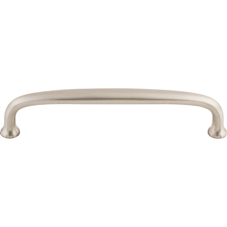 Top Knobs M1277: 6" cc Charlotte D-Handle Cabinet Pull - Brushed Satin Nickel