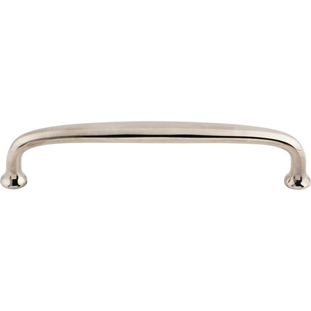 Top Knobs M1278: 6" cc Charlotte D-Handle Cabinet Pull - Polished Nickel