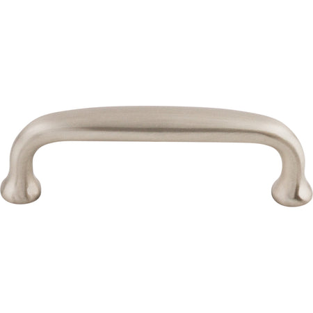 Top Knobs M1281: 3" cc Charlotte D-Handle Cabinet Pull - Brushed Satin Nickel