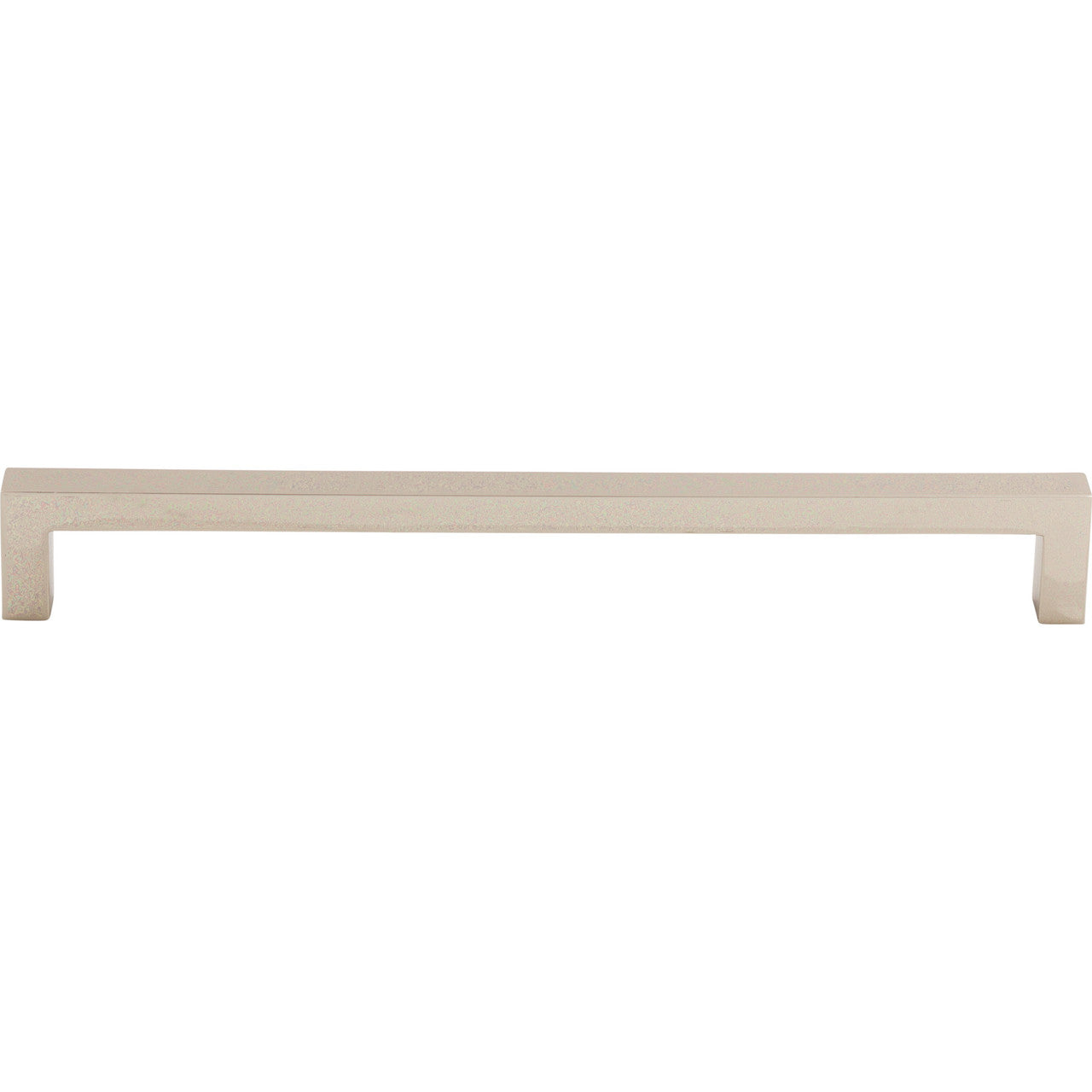Top Knobs M1286: 8-13/16" cc Asbury Square Bar Cabinet Pull - Polished Nickel