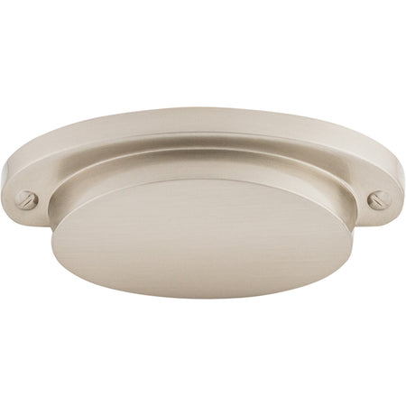 Top Knobs M1298: 2-9/16" cc Dakota Cup Cabinet Pull - Brushed Satin Nickel