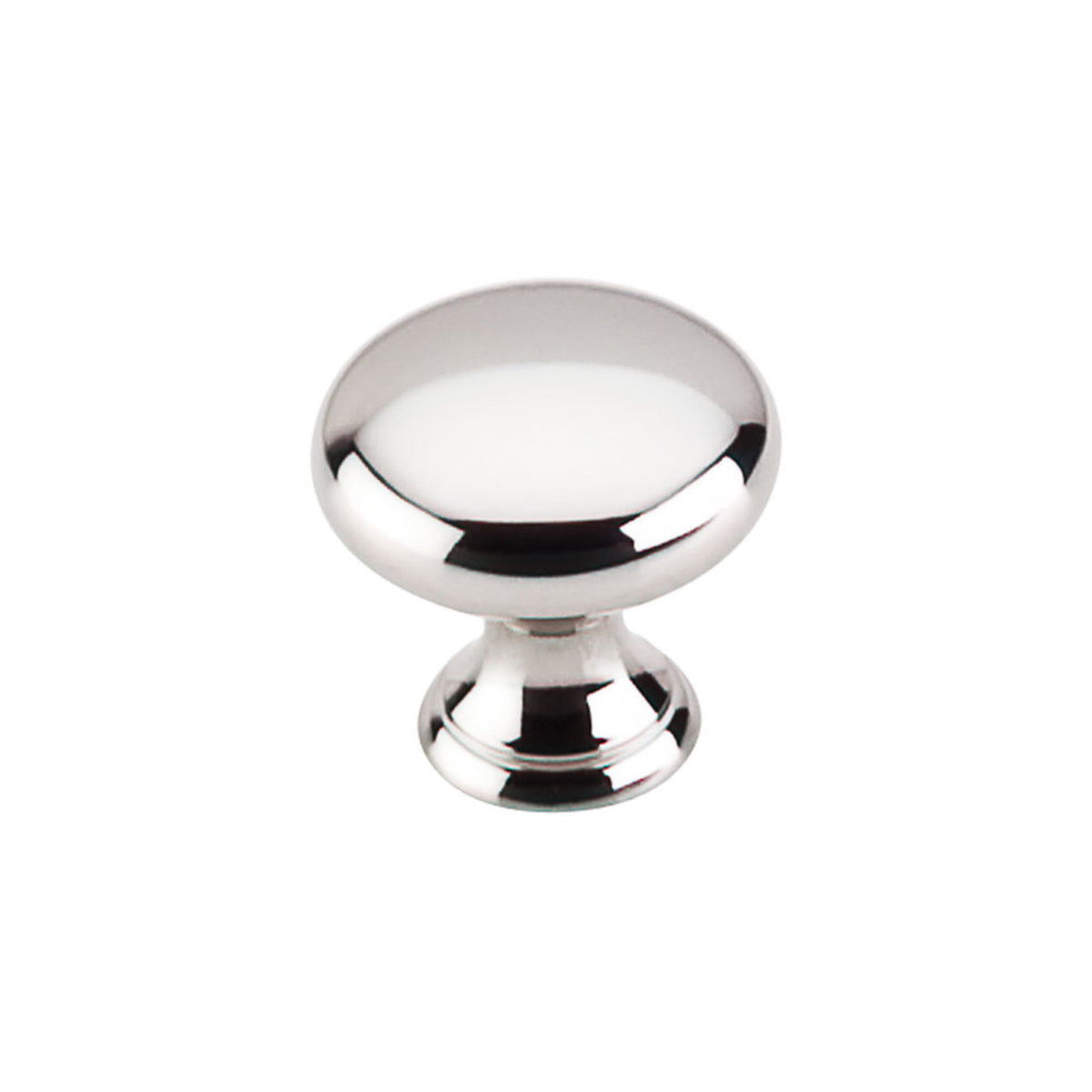 Top Knobs M1311: 15/16" Asbury Mushroom Cabinet Knob - Polished Nickel