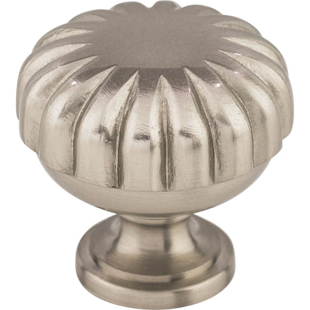 Top Knobs M1318: 1-1/4" Asbury Melon Cabinet Knob - Brushed Satin Nickel